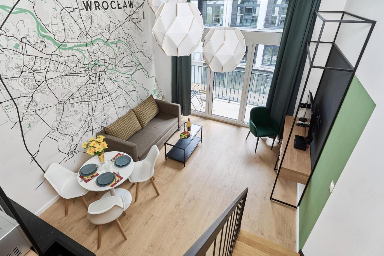 Mezzanine Studio Apartments Zarembowicza Wroclaw Airport By Renters מראה חיצוני תמונה