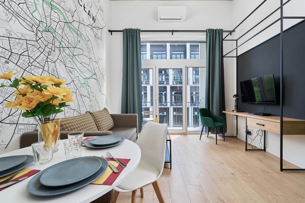 Mezzanine Studio Apartments Zarembowicza Wroclaw Airport By Renters מראה חיצוני תמונה