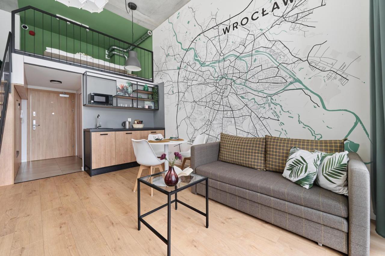 Mezzanine Studio Apartments Zarembowicza Wroclaw Airport By Renters מראה חיצוני תמונה