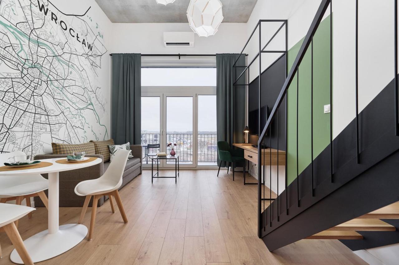 Mezzanine Studio Apartments Zarembowicza Wroclaw Airport By Renters מראה חיצוני תמונה